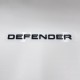LR DEFENDER 20-22 REAR GLOSS BLACK LETTERS BADGE FT-LRE047
