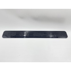 LR DEFENDER GLOSS BLACK EMBLEM BADGE 485x60mm FT-LREDEF