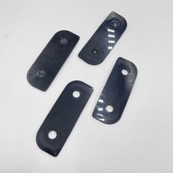 LR DEFENDER -16 Front & Second Row Side Door Hinge Nylon Gasket YRM1921 set X 4