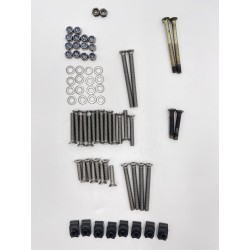 LR DEFENDER -16 Stainless Steel Hinge Bolt Kit FR&RR Side Door DA1133 Contains used 4 bolts and 2 nuts !!!