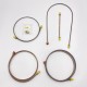 LR SERIES II(88) 1958-1969 BRAKE PIPES LHD DA7428