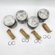 LR DEFENDER 85- 2.5Petrol SET Of Pistons & Rings Over-Size .030" BR2654 / RTC473430