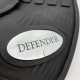 LR DEFENDER -07 Front Rubber Mat Set VPLDS0674AF One emblem cracked !
