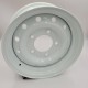 16'' x 6.5 Heavy Duty Wolf Steel Wheel Part ANR4583W scratched back side N2 !