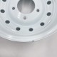 16'' x 6.5 Heavy Duty Wolf Steel Wheel Part ANR4583W scratched back side N2 !