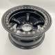 LR Defender /Discovery I /RR Classic Real Beadlock Wheels 16x8 Gloss Black N1 Scratched