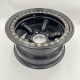 LR Defender /Discovery I /RR Classic Real Beadlock Wheels 16x8 Gloss Black N5 Scratched