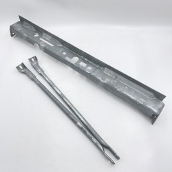 LR DEFENDER up to 200TDi HDG Slam Panel Top & PAIR Bracer Arm Non AC YRM159C