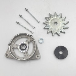 USED Repair KIT For LR DEFENDER V8 Alternator RTC5218E incl: Fan / Pulley / Front Cover with Bearing