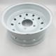 16'' x 6.5 Heavy Duty Wolf Steel Wheel Part ANR4583W scratched back side N3 !