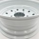 16'' x 6.5 Heavy Duty Wolf Steel Wheel Part ANR4583W scratched back side N3 !