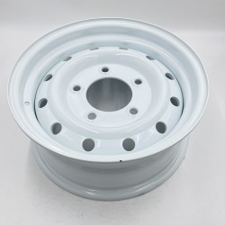 16'' x 6.5 Heavy Duty Wolf Steel Wheel Part ANR4583W scratched N12 !