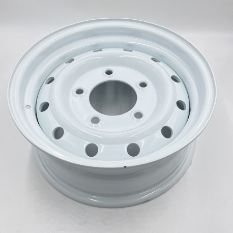 16'' x 6.5 Heavy Duty Wolf Steel Wheel Part ANR4583W scratched N12 !