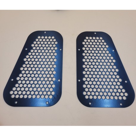 Black Powder Coated Top Wing Vent Pair Part BA3901