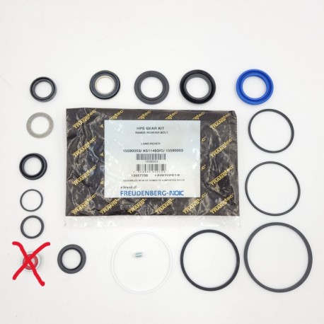 LR DEFENDER DISCOVERY RRC Power Steering Seal Kit W/O NUT! For 4-Bolt Steering Box STC2847