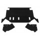 LR DEFENDER 110/130 2nd Row Carpet Set for Commercial vehicles with Door Retainers (not Station Wagon) DA4916