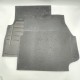 LR DEFENDER Rubber Footwell Mat Set Pair In Black DA4502