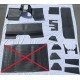 LR DEFENDER R380 RHD Barrier Mat Black SET W/O Rear Floor Mat UK009-29