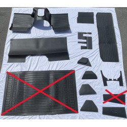 LR DEFENDER R380 RHD Barrier Mat Black SET UK009-29 Not a full kit !!!
