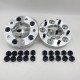 LR DEFENDER -16 DISCOVERY RRC Hub Centric Wheel Spacers+nuts 30mm TF301 SET of 4