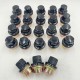 LR DEFENDER DISCOVERY RRC Alloy Wheel Black Lug Nut RRD500560BUK SET X23