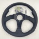 LR DEFENDER Black Leather 350mm Momo Jet Steering Wheel M11102915211L / DA5727