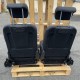 LR DEFENDER PUMA Leather 3rd-Row Tumble-Down Seats Set LRI33040 Some Scratches !