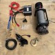 12V 9,500Lbs 3.6Kw HD Pulling Power Winch DB9500I No Fairlead