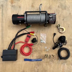 12V 9,500Lbs 3.6Kw HD Pulling Power Winch DB9500I No Fairlead