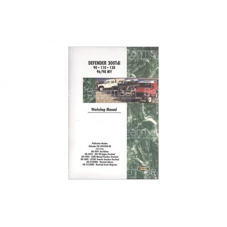 Workshop Manual - Defender 1996 - 1998 Part BA3064