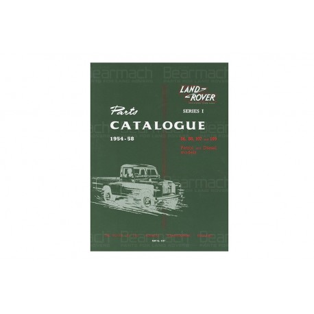 Parts Catalogue - Series 1 1954 - 1958 Part BA3067