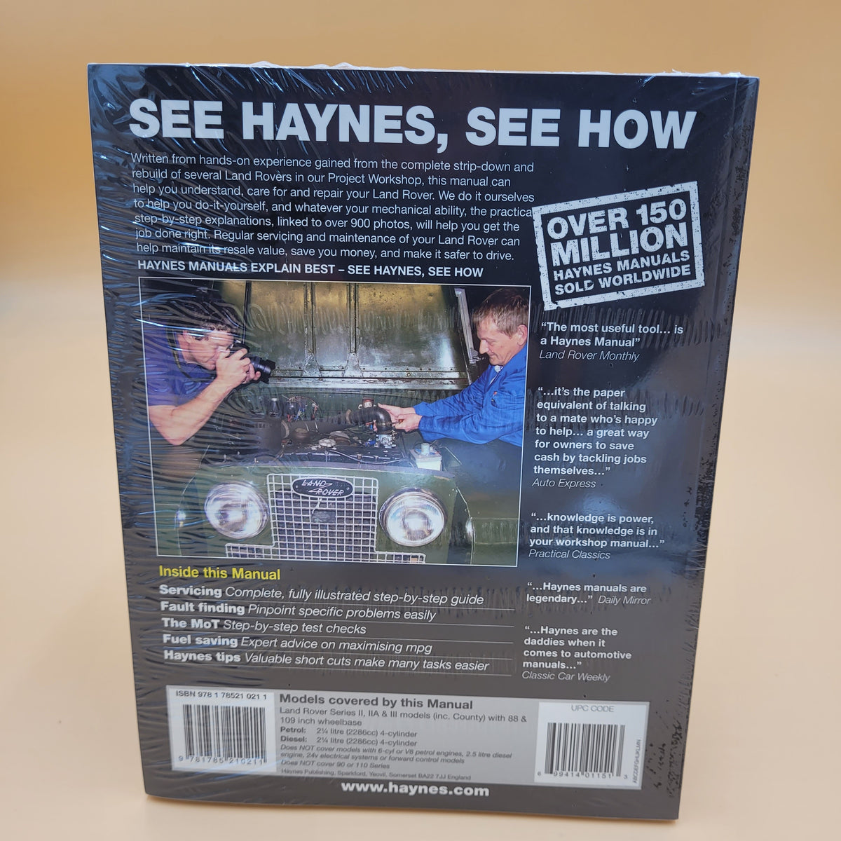 Haynes Manual - Series 2a & 3 Part DA4636