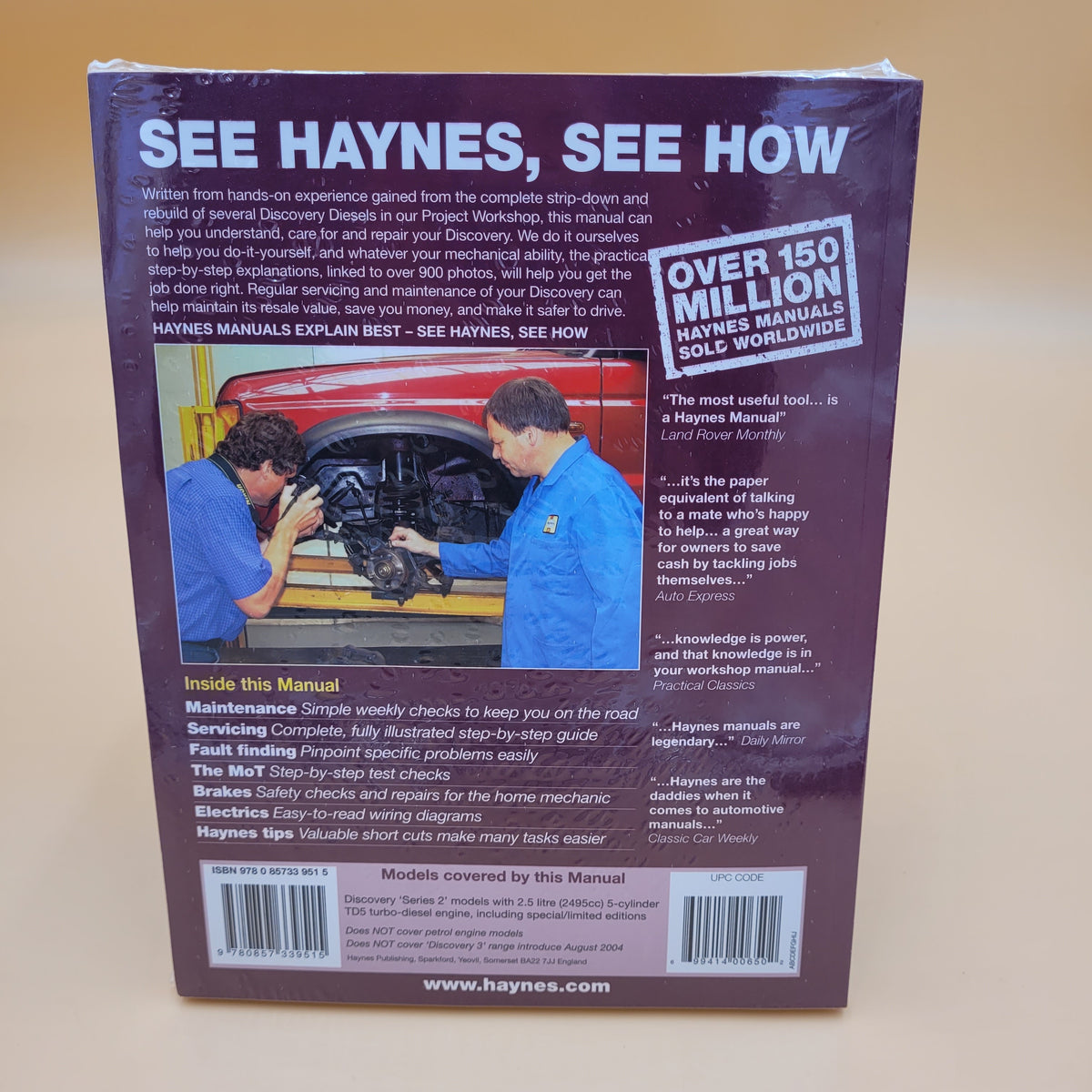Haynes Manual - Discovery 2 Part BA3031A