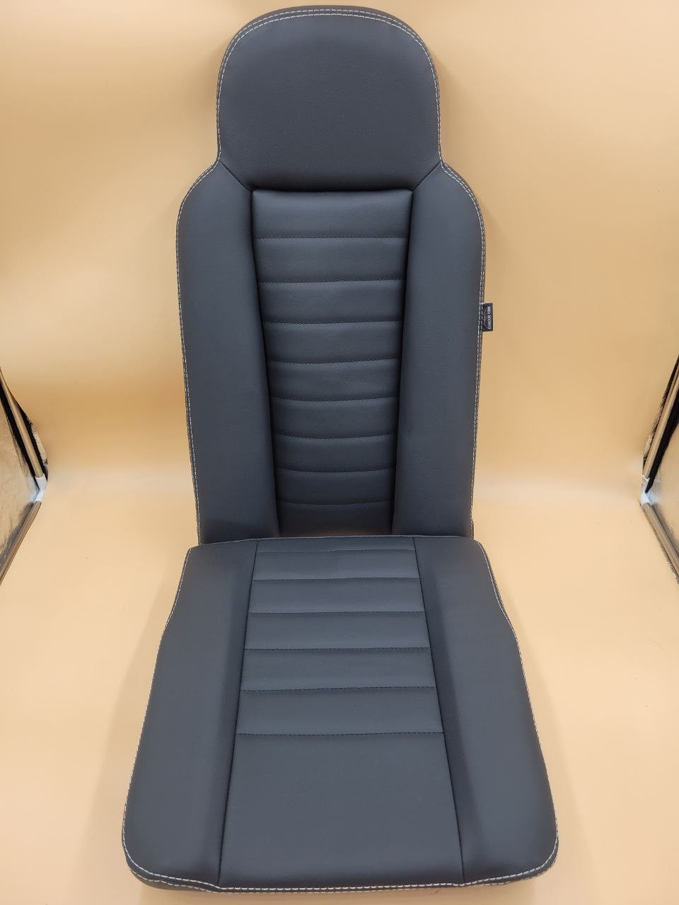 2nd Row Seats High Back XS Vinyl Twin White Stitch EXT350-XSVINYL