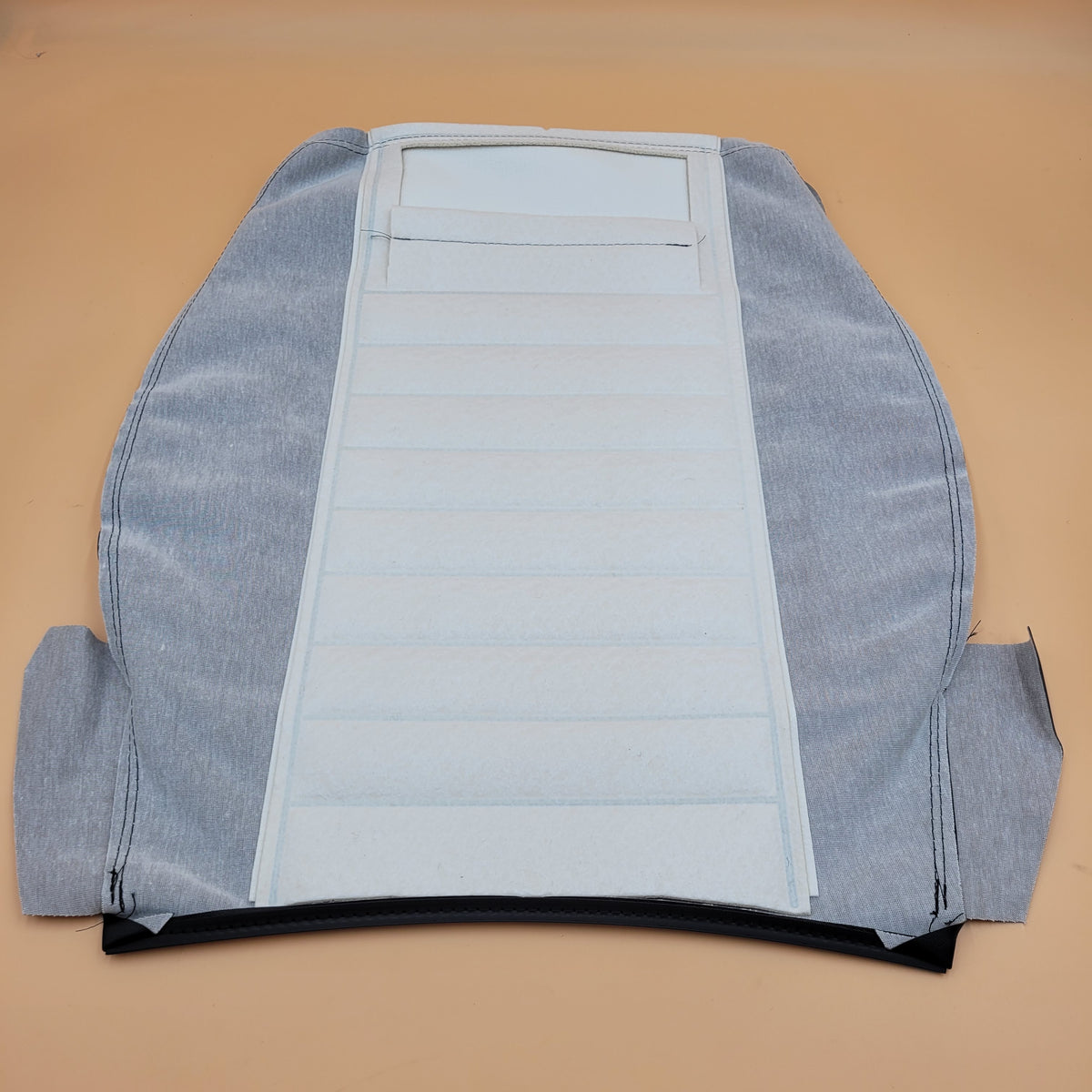 Land Rover Defender 90 Set Of 2 Front Seat Back Cover - Grey Part DA4042