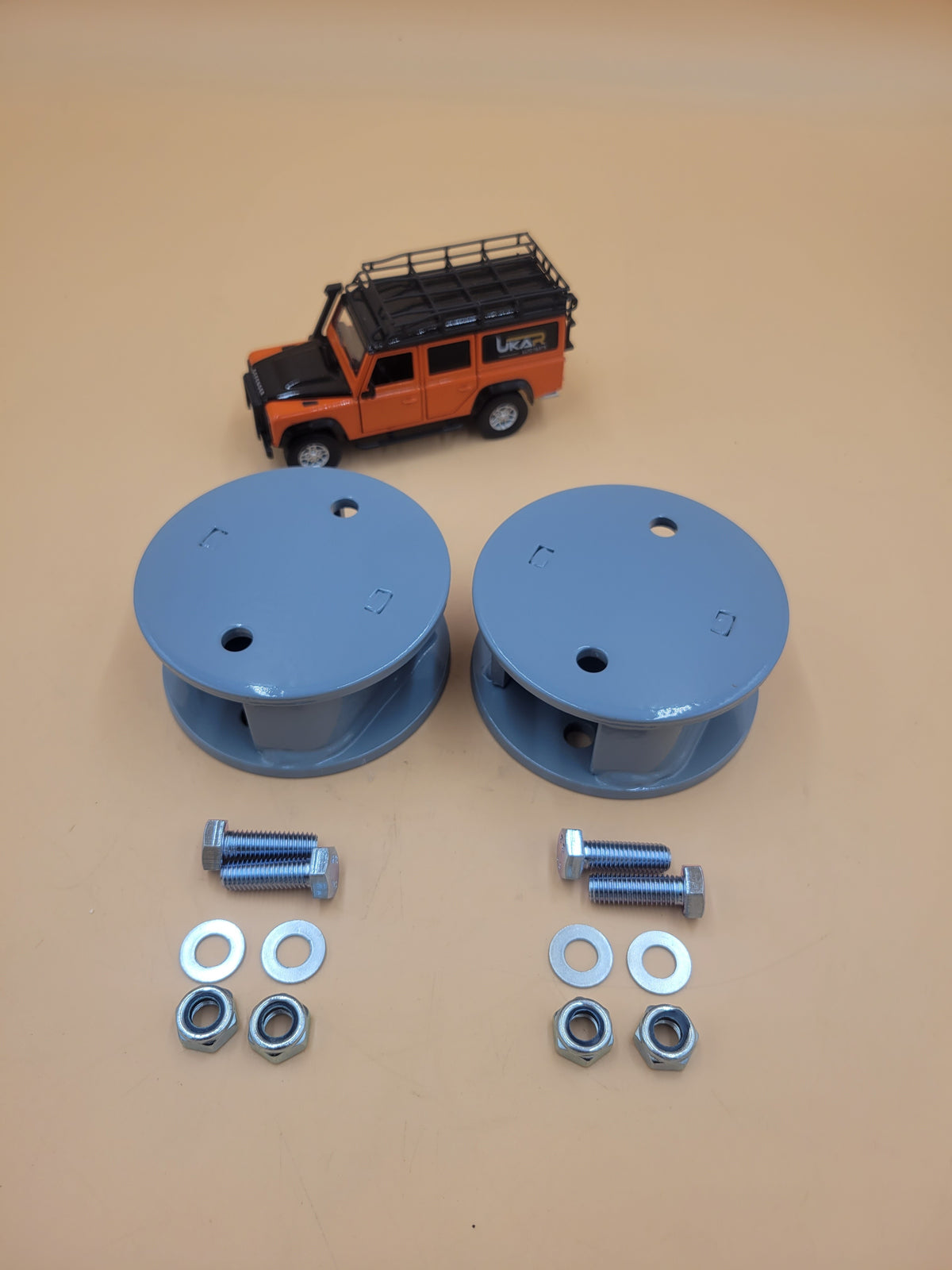 LR DEFENDER DISCOVERY RRC Rear Spring Spacers Blocks +50mm Lift DA6345