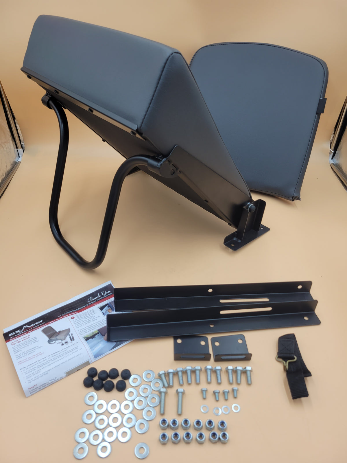 Defender / Series Seat Rear Fold Up Vinyl Grey Part EXT050-DGV set by 4