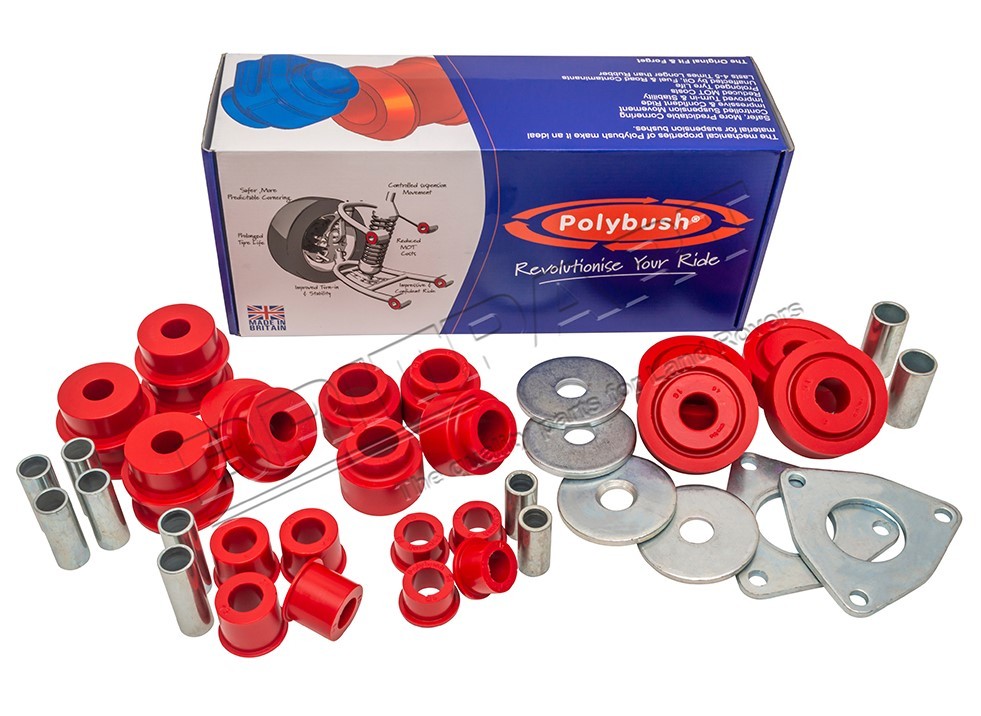 LR DEFENDER DISCOVERY RRC Polyurethane Bush Kit in Red DA2220