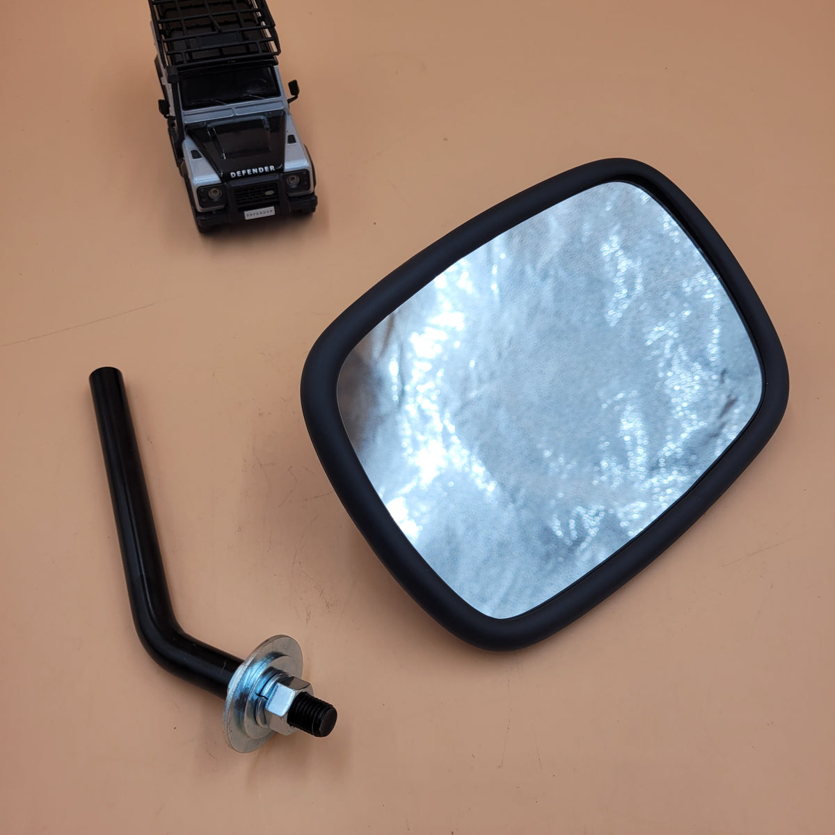 LAND ROVER SERIES 1 / 2 / 2A / 3 Wing Mirror Arm & Mirror Head DA2128 & DA2130
