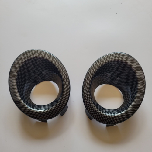 LR FREELANDER II SET of Carbon Fibre Style Fog Lamp Bezel BA9522