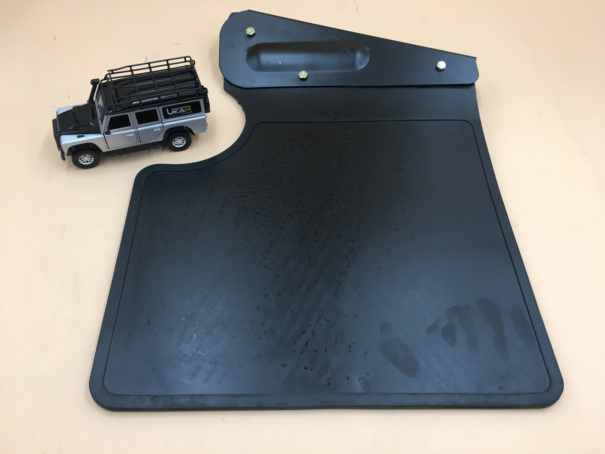 LR DEFENDER 90' -16 Rear Left Mud Flap With a Bracket CAT500540PMAR