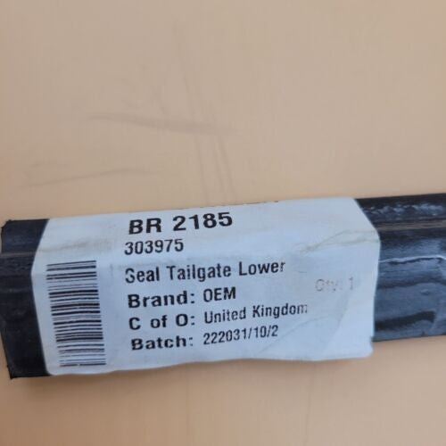 LR SERIES Door & Rear Drop Down Tailgate Seal BR2185 303975
