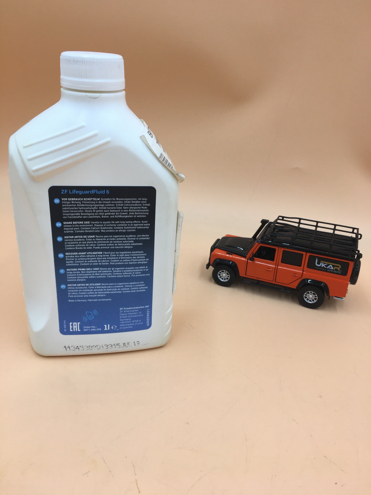 LR DISCOVERY III IV RR L320 L322 ATF ZF 6HP26 Transmission Fluid 1L TYK500050X
