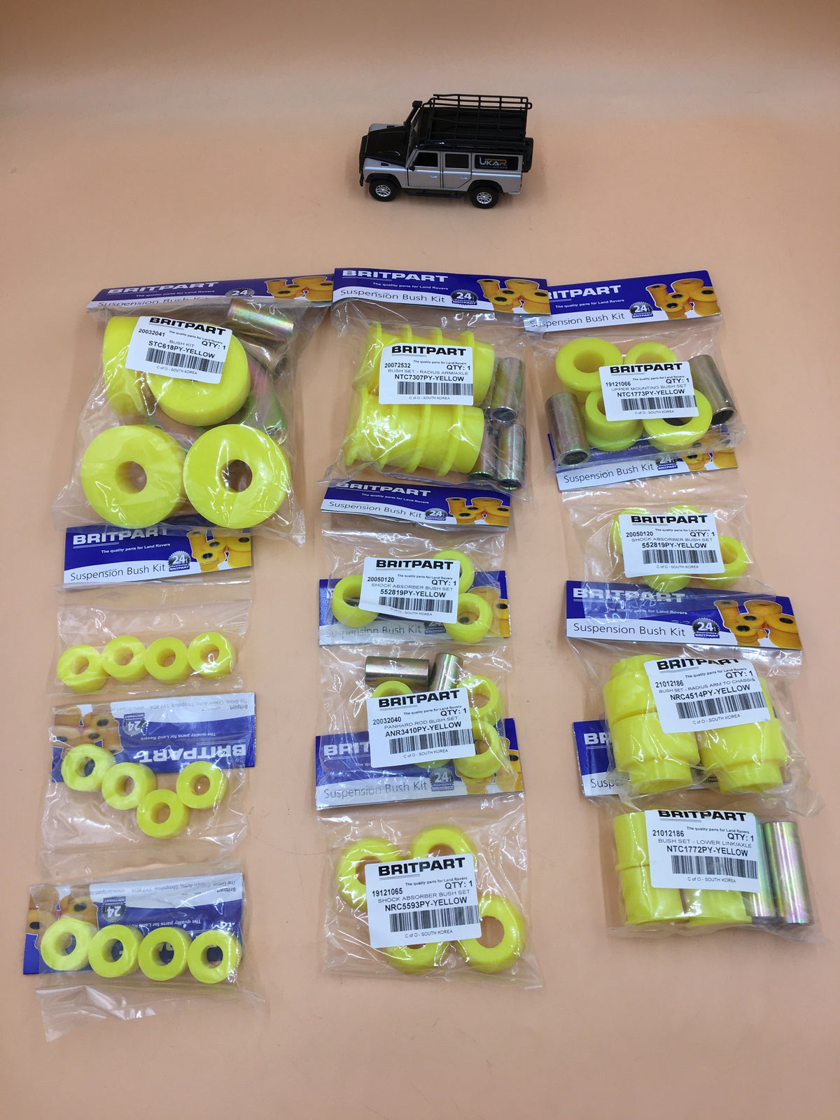 LR DEFENDER Up To -93 Full Polyurethane Bush Kit DC7009
