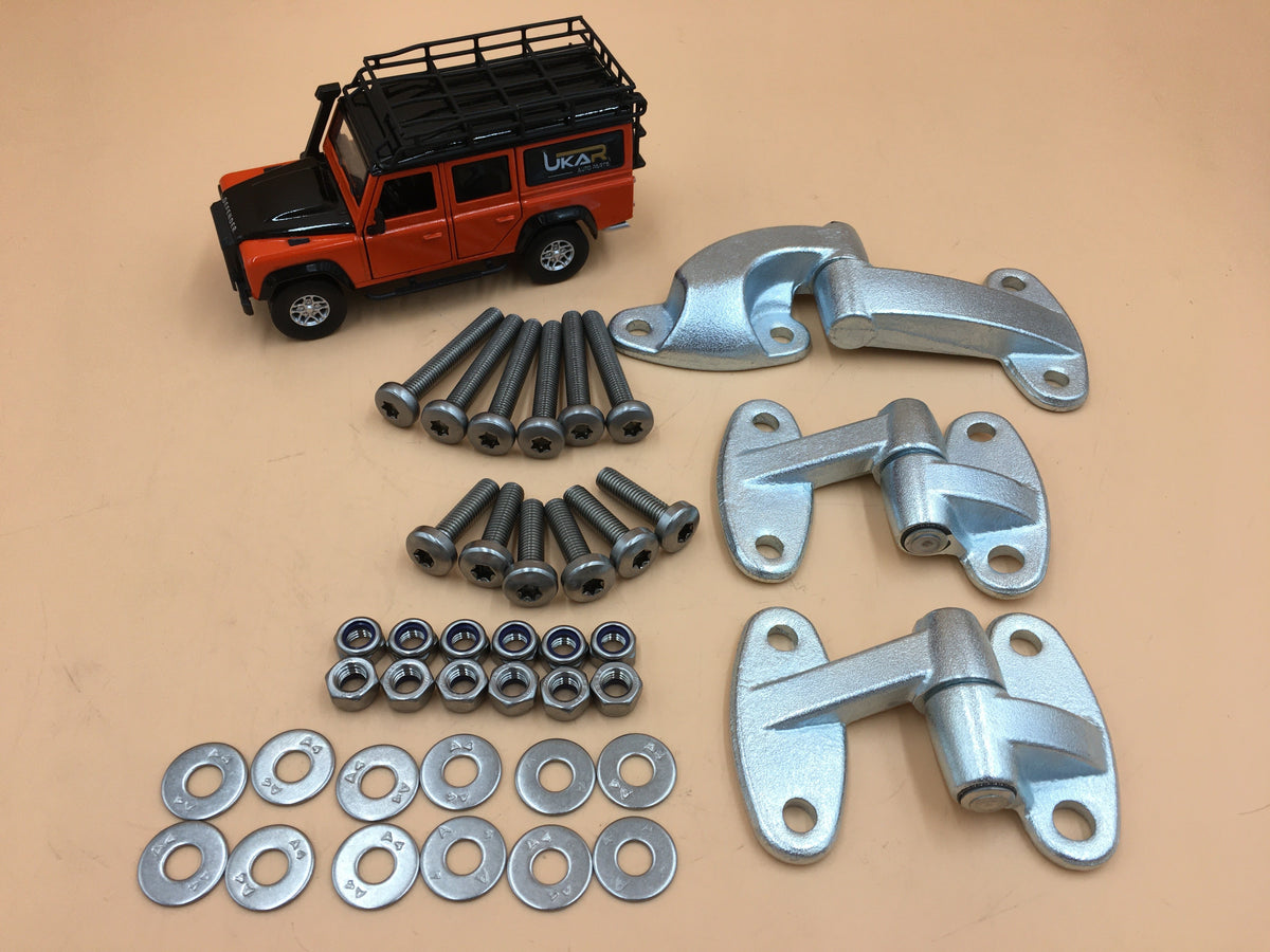 LR SERIES DEFENDER REAR END DOOR HINGE KIT DA1240SS