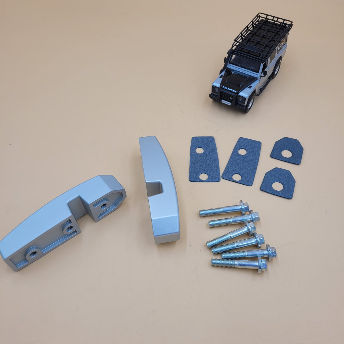 LR DEFENDER 90 110 WINDSHIELD WINDSCREEN BULKHEAD BRACKETS HINGE KIT DA1142