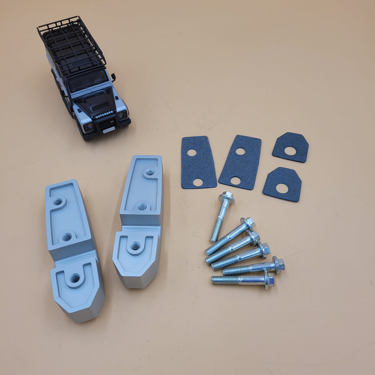 LR DEFENDER 90 110 WINDSHIELD WINDSCREEN BULKHEAD BRACKETS HINGE KIT DA1142