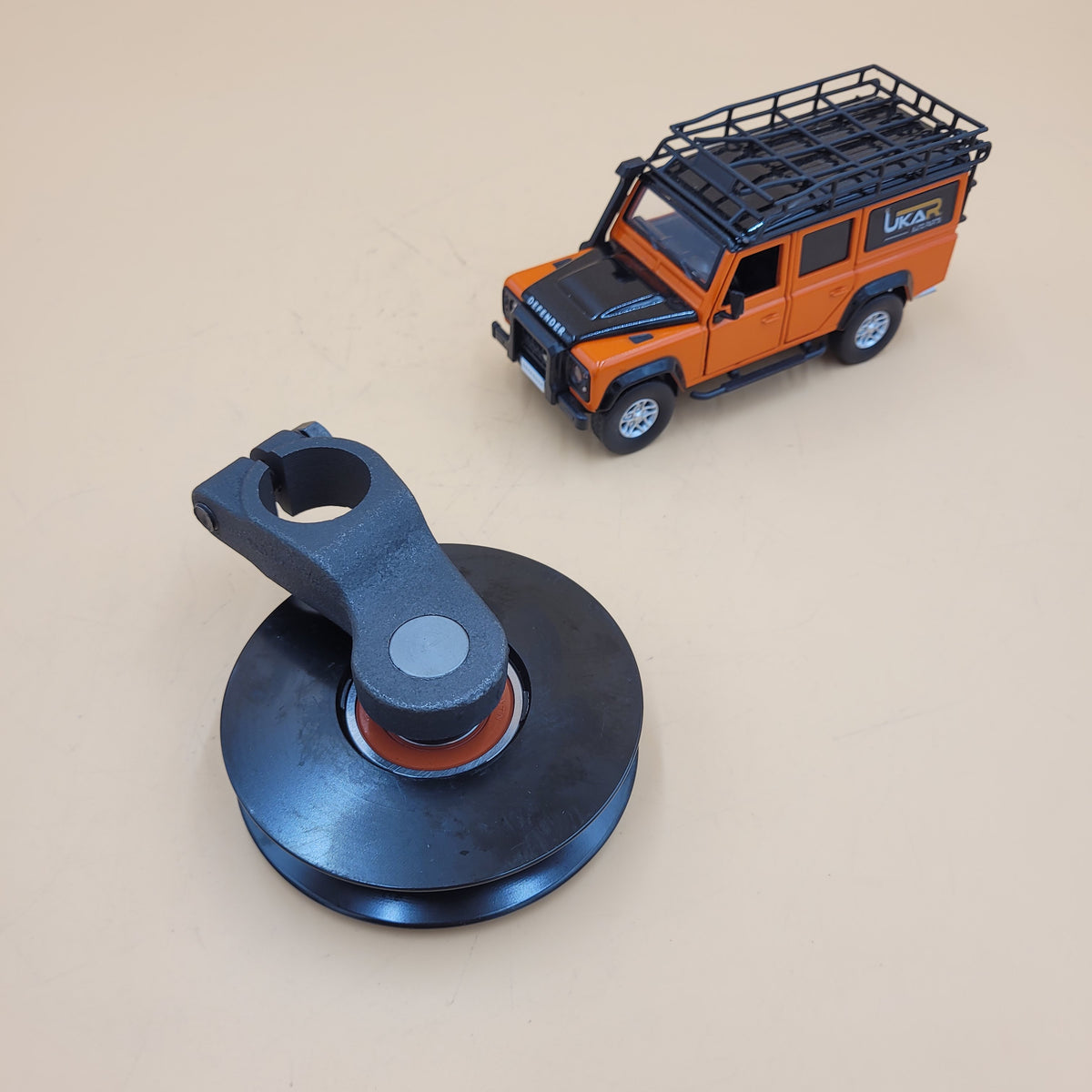 LR DEFENDER 200TDI DISCOVERY I RANGE ROVER V8 A/C BELT TENSIONER PULLEY ETC6159