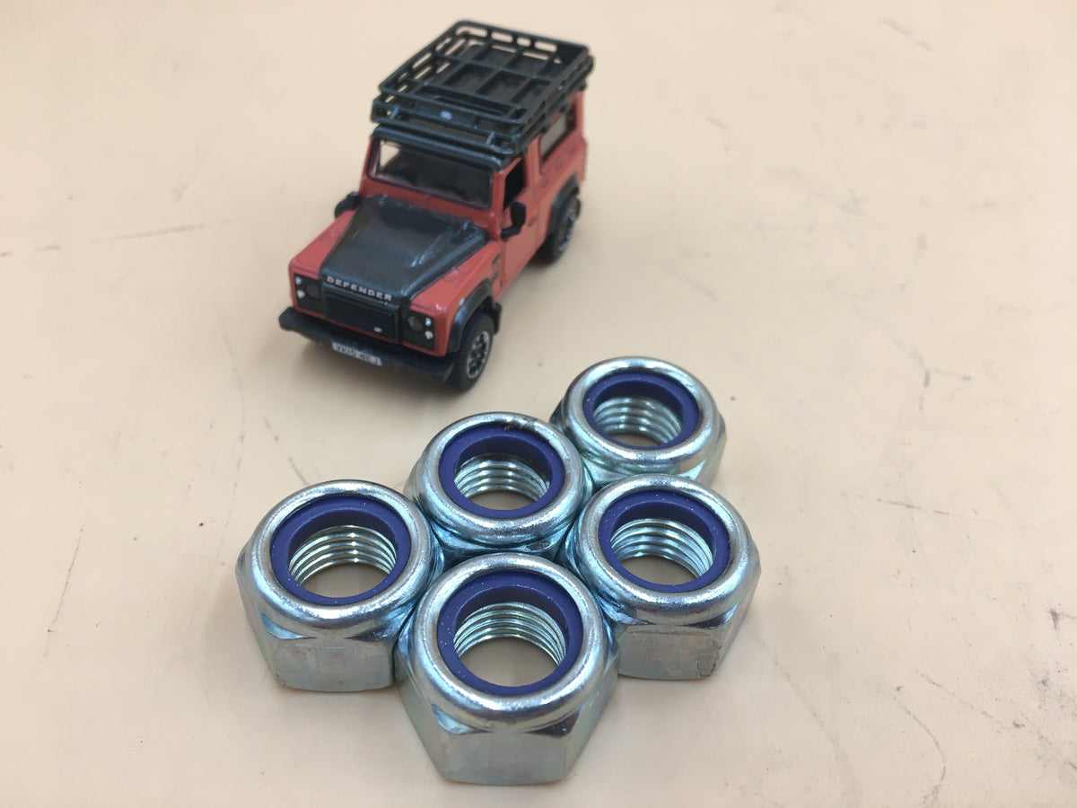 Land Rover Defender 90/110/ Discovery 1 / Range Rover Classic Set of 5 Track Rod End Pin Nut Only Part TRE80N