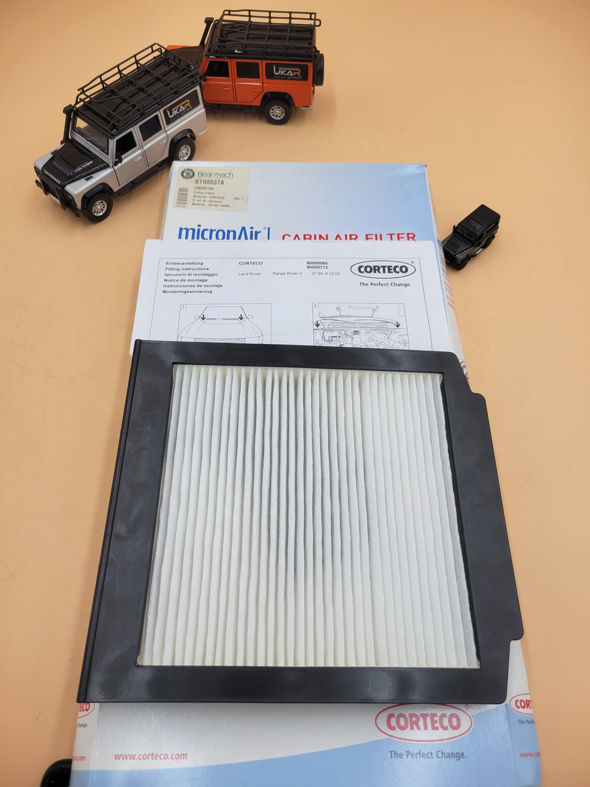 Range Rover P38 Pollen Filter BTR8037A LR030219